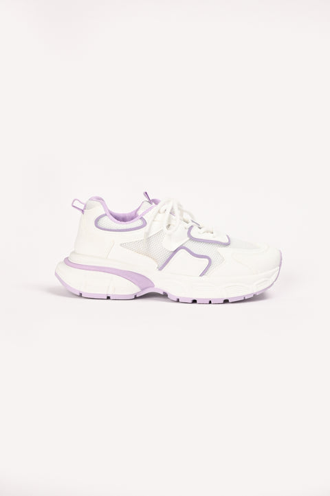 CONTRAST CHUNKY TRAINERS