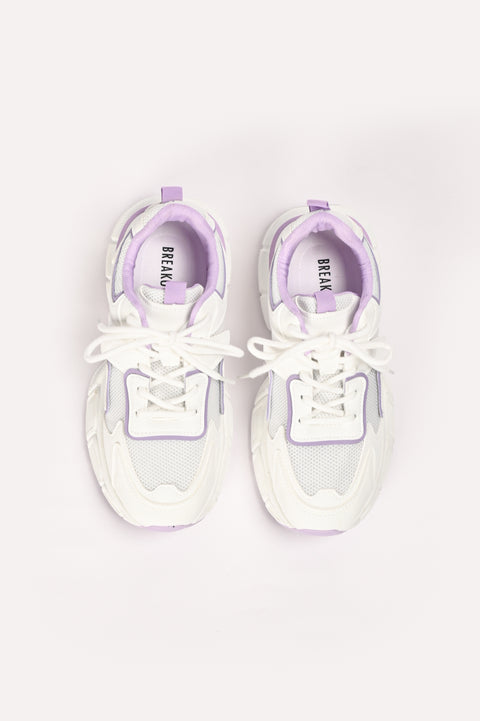 CONTRAST CHUNKY TRAINERS