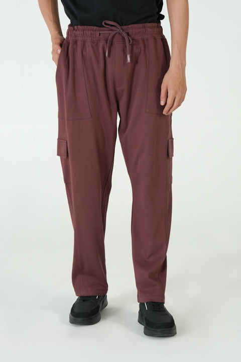 BAGGY FIT DOUBLE SIDE DRAWCORD CARGO TROUSER