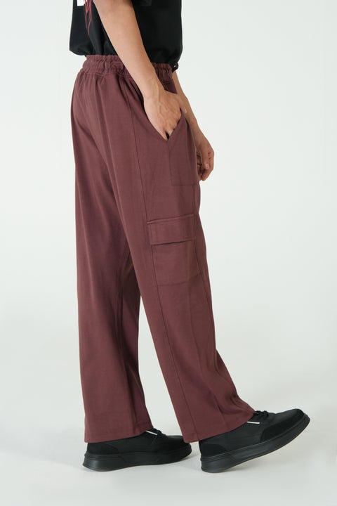 BAGGY FIT DOUBLE SIDE DRAWCORD CARGO TROUSER