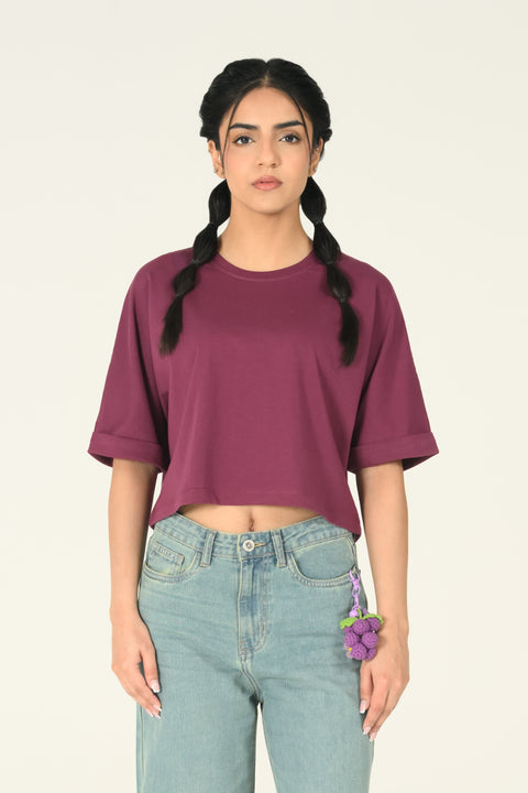 CROPPED KIMONO TEE