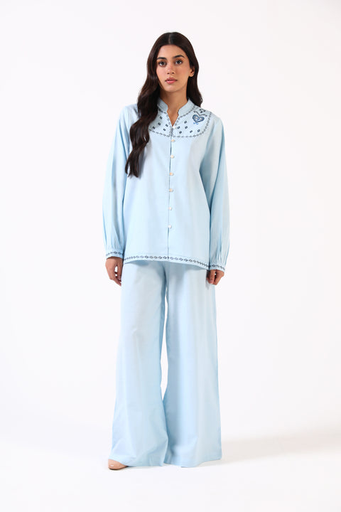 EMBROIDERED BUTTON-DOWN SHIRT