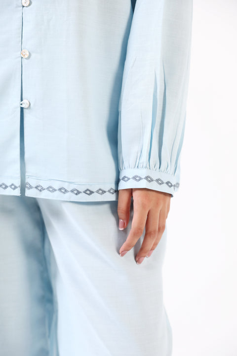 EMBROIDERED BUTTON-DOWN SHIRT
