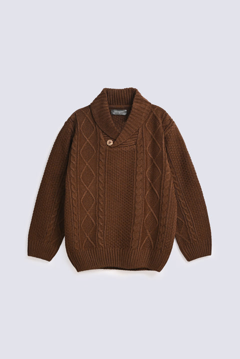 BOYS CABLE KNIT SWEATER
