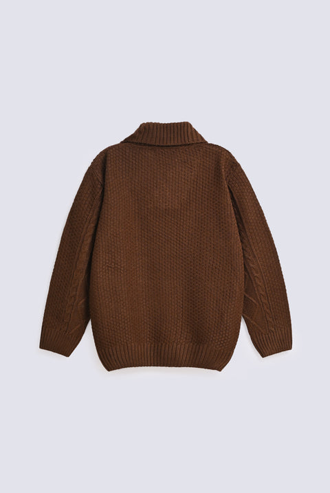 BOYS CABLE KNIT SWEATER
