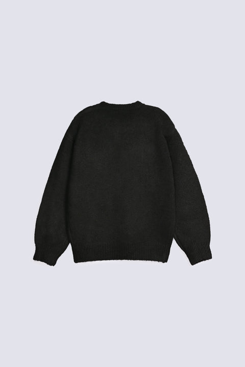 GIRLS TULLE FLORAL KNIT SWEATER