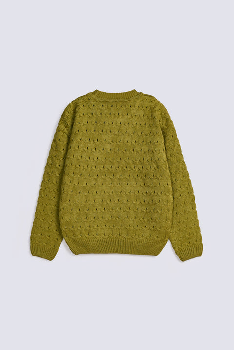 GIRLS SPECIAL KNIT SWEATER