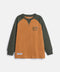 BOYS CONTRAST RAGLAN SLEEVE TEE