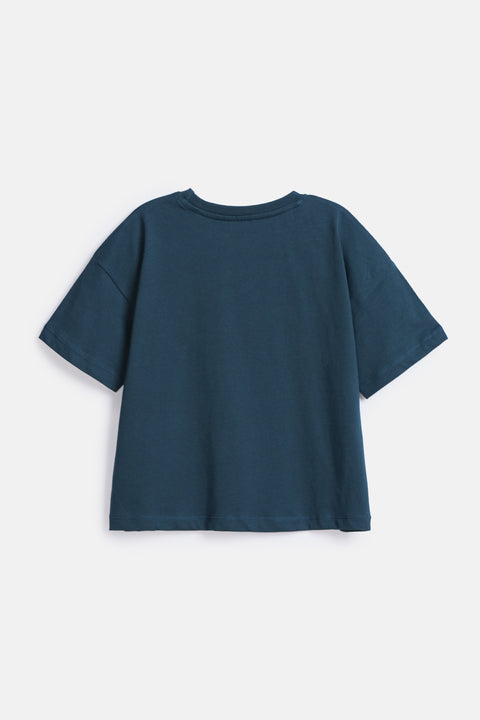 GIRLS HELLO KITTY EMBELLISHED T-SHIRT