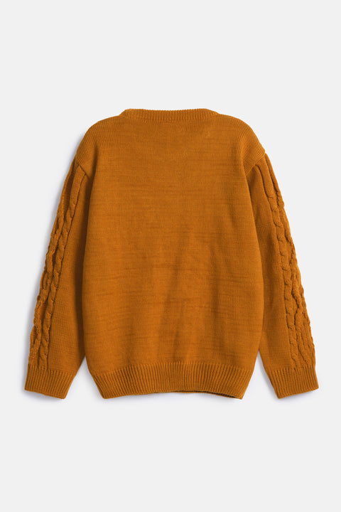 BOYS CABLE KNIT SWEATER