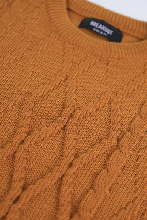 BOYS CABLE KNIT SWEATER