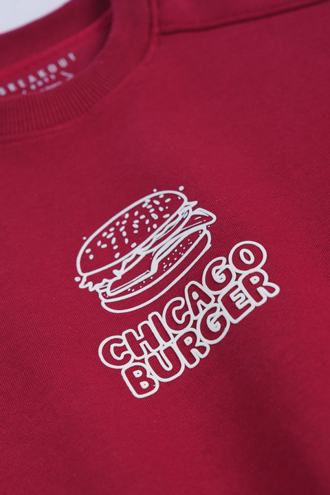 BOYS DROP SHOULDER CHICAGO SWEATSHIRT