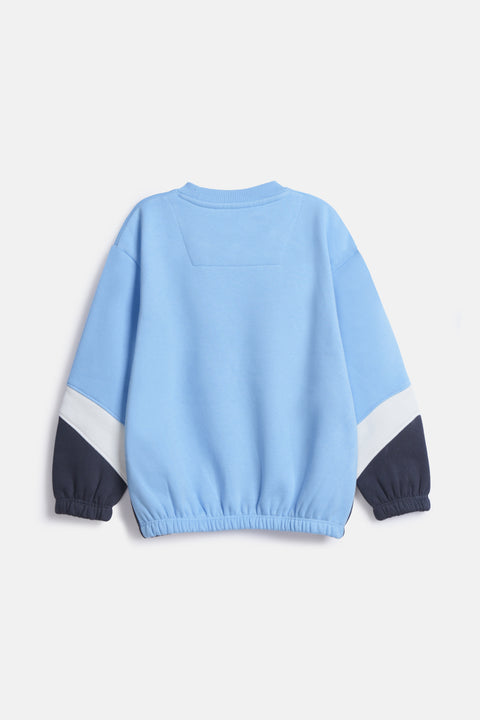 BOYS CONTRAST PANEL SWEATSHIRT