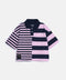 GIRLS STRIPED BOXY FIT POLO