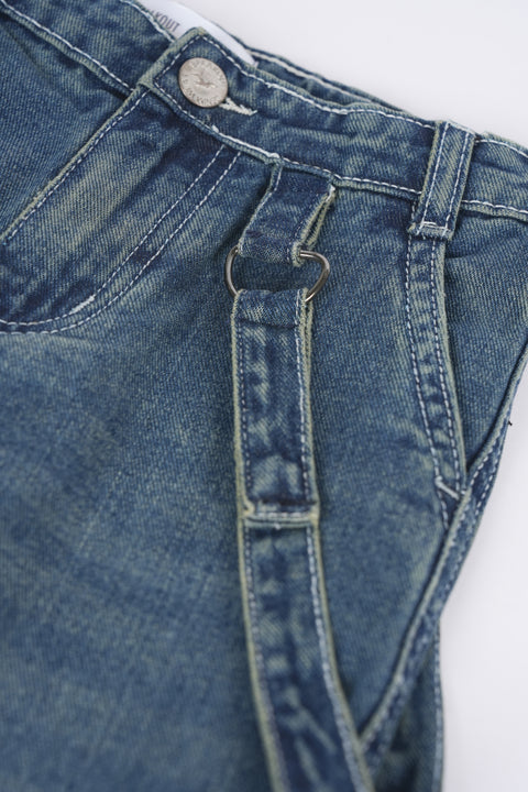 BOYS HANGING STRAP LOOSE FIT DENIM
