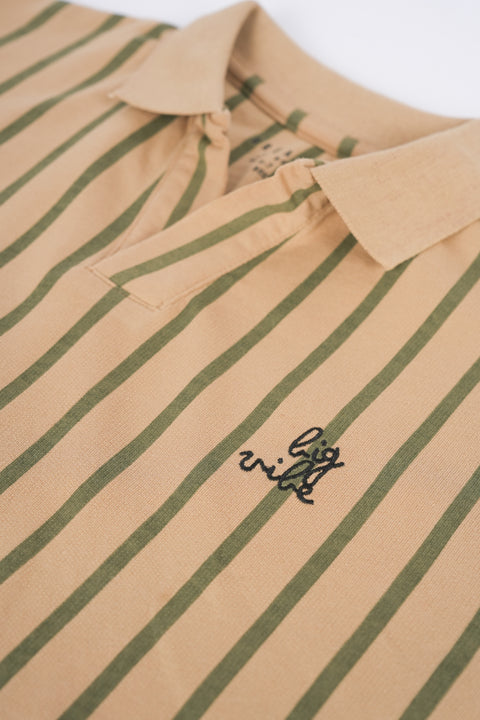 BOYS BOXY FIT STRIPED POLO