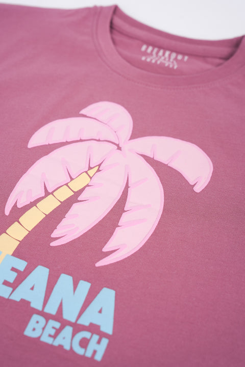 GIRLS BOXY PRINTED GRAPHIC T-SHIRT