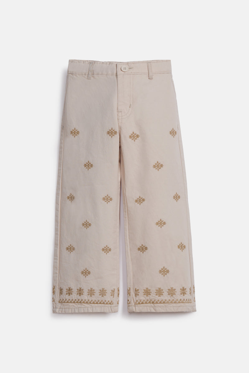 GIRLS EMBROIDERED PANTS